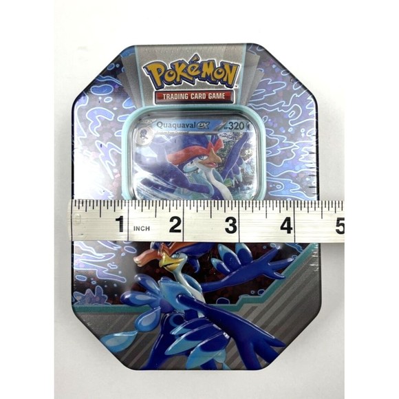 Sealed Pokemon TCG Paldea Partners Booster Tin Quaquaval ex NEW - SEALED - Picture 5 of 6